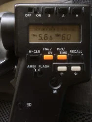 Minolta Spotmeter F, światłomierz punktowy, spot lightmeter, system strefowy, the zone system